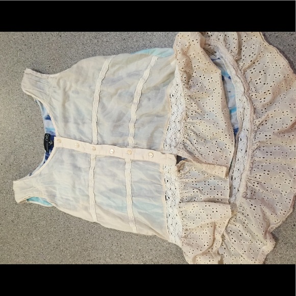 Tie die button up blouse - Picture 2 of 2